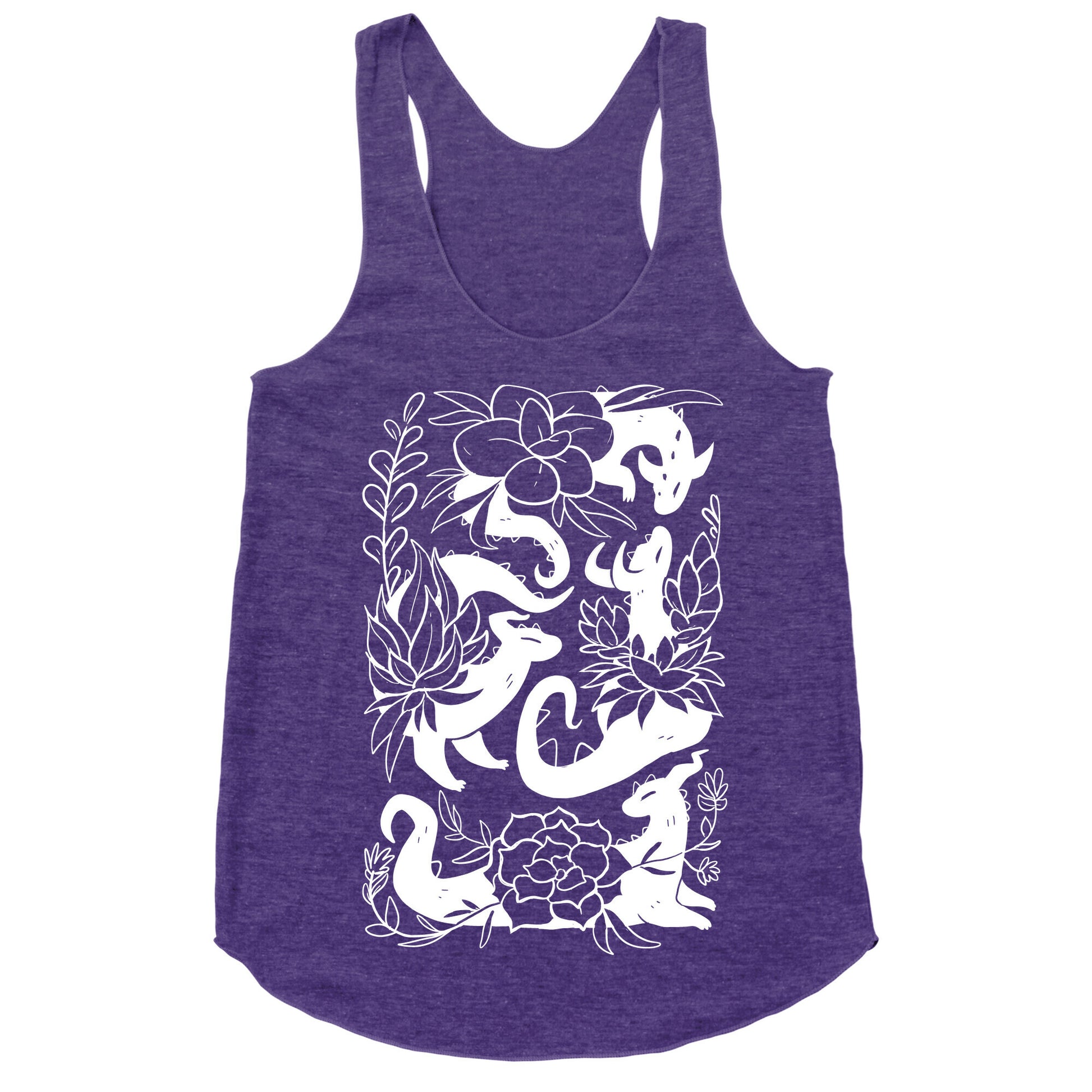 Succulent Dragons Racerback Tank