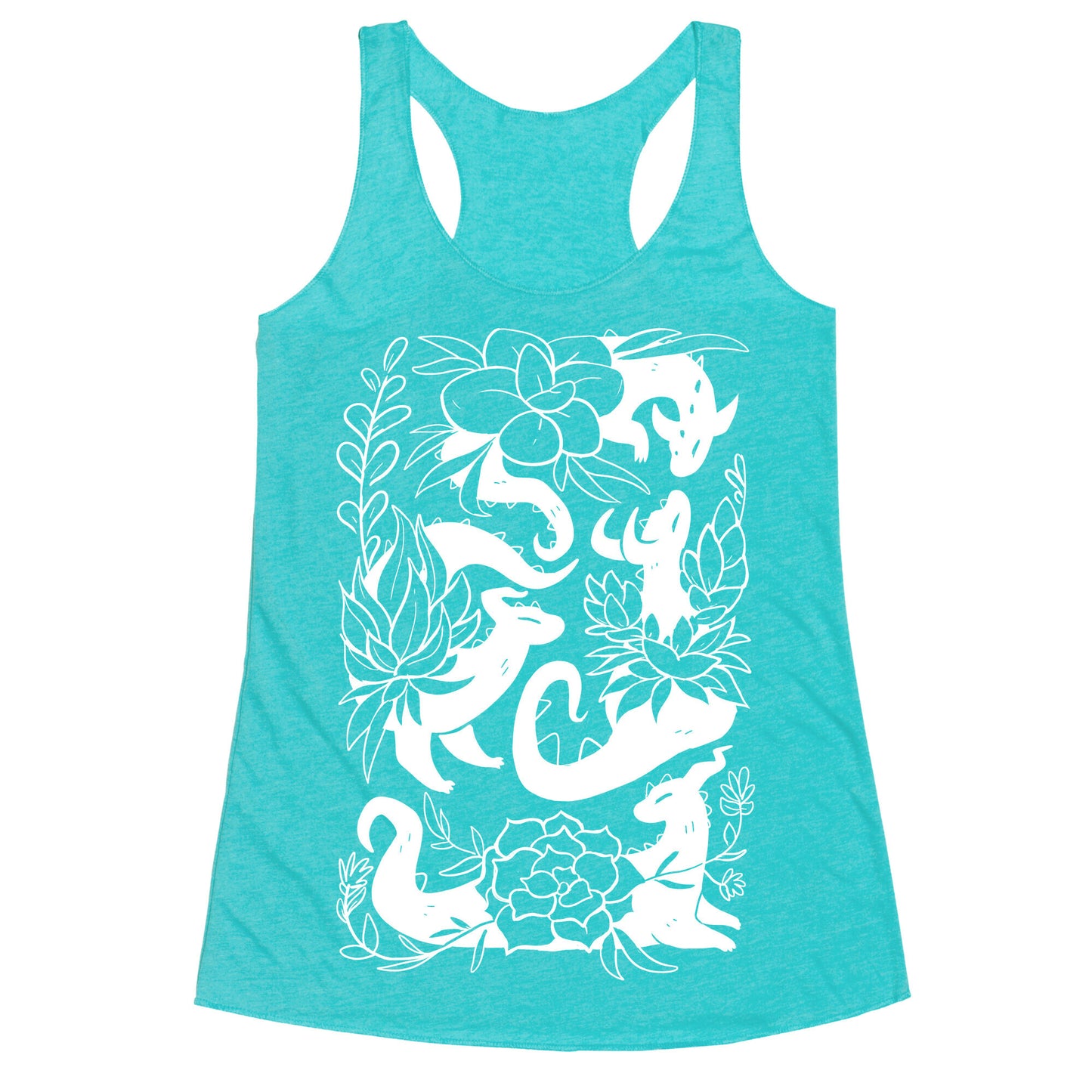 Succulent Dragons Racerback Tank