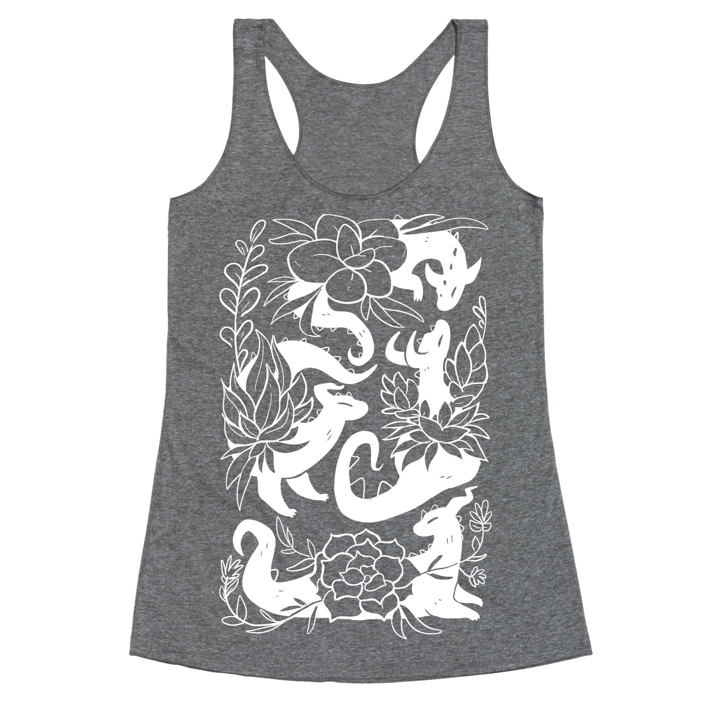 Succulent Dragons Racerback Tank