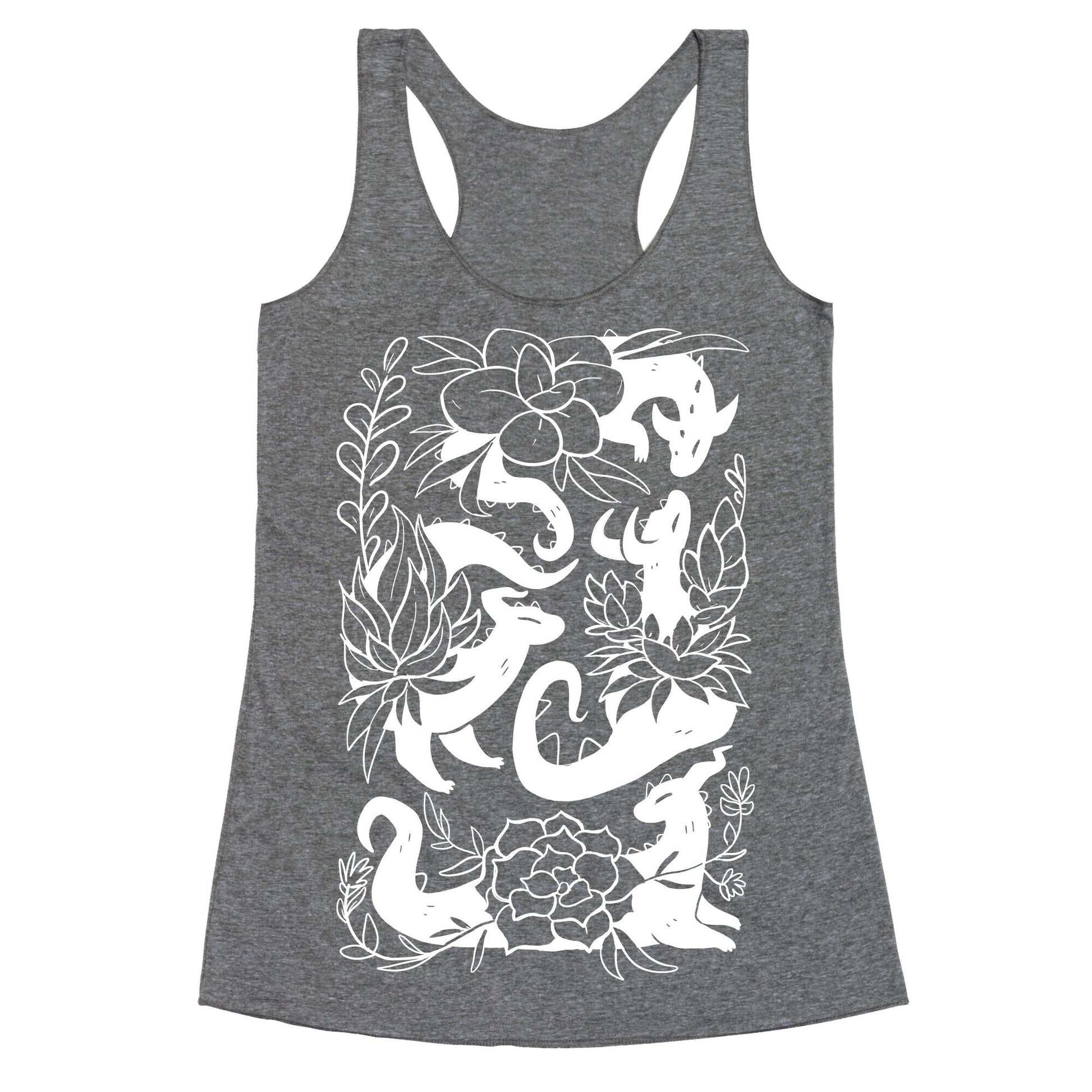 Succulent Dragons Racerback Tank