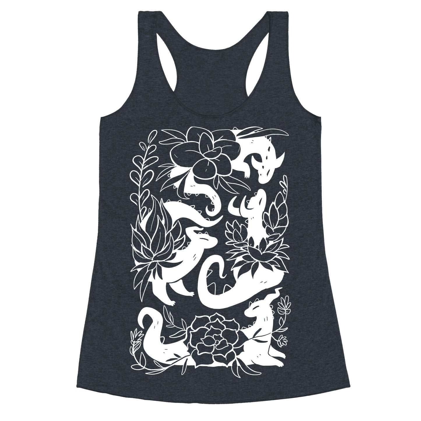 Succulent Dragons Racerback Tank