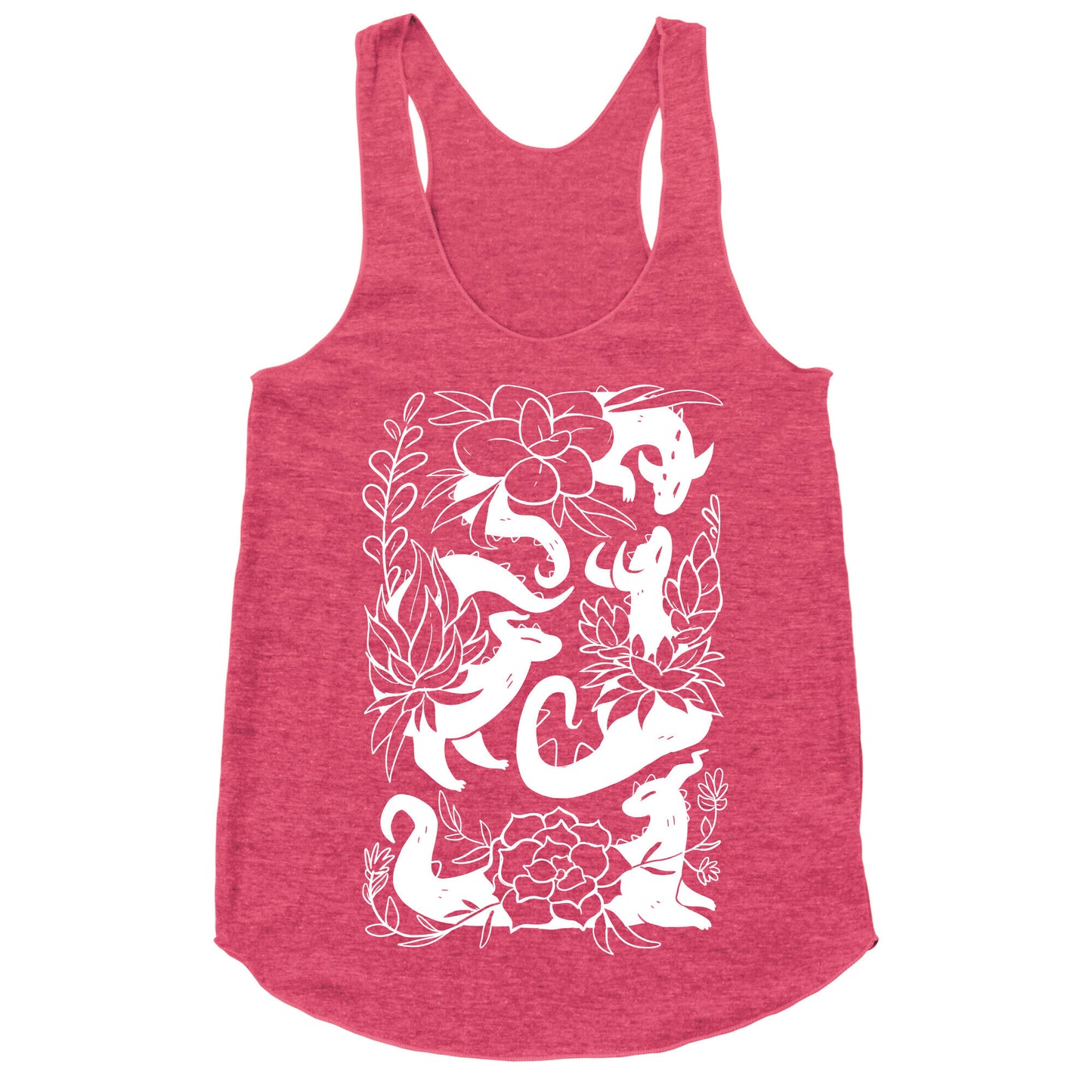 Succulent Dragons Racerback Tank