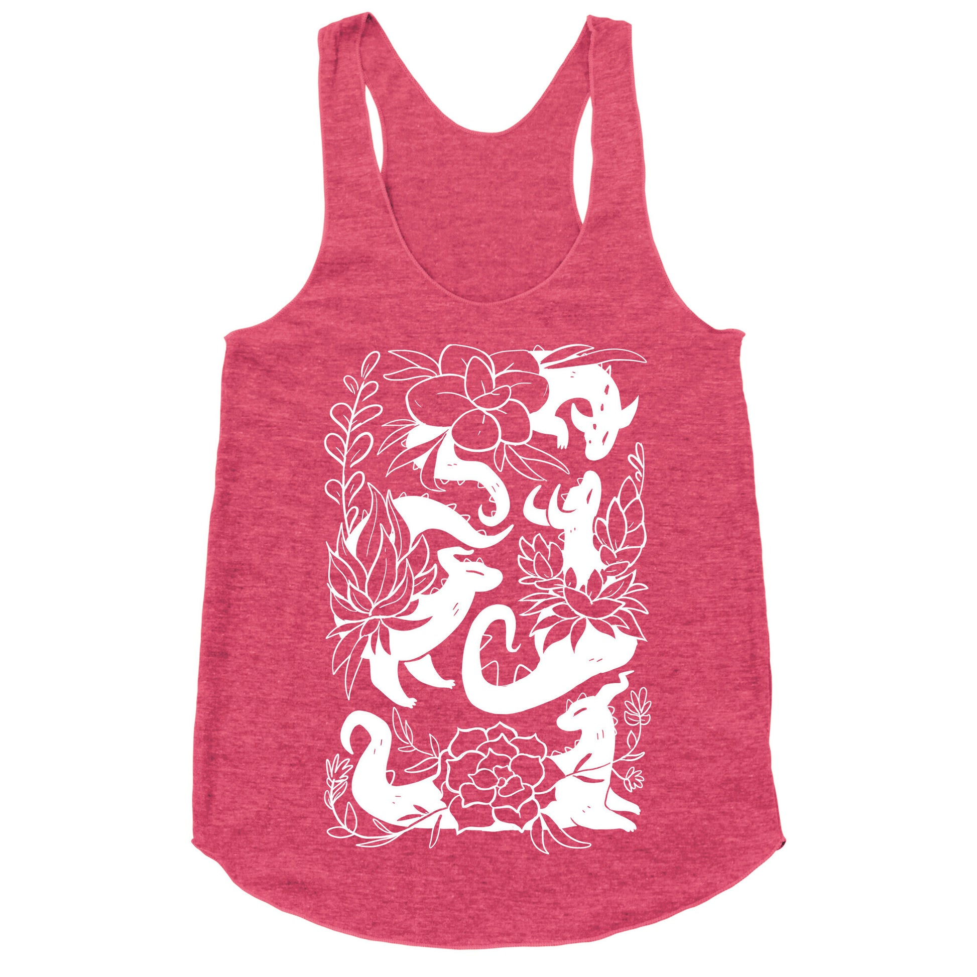 Succulent Dragons Racerback Tank