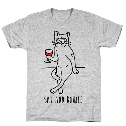 Sad and Boujee Crying Cat T-Shirt
