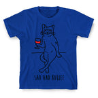 Sad and Boujee Crying Cat T-Shirt