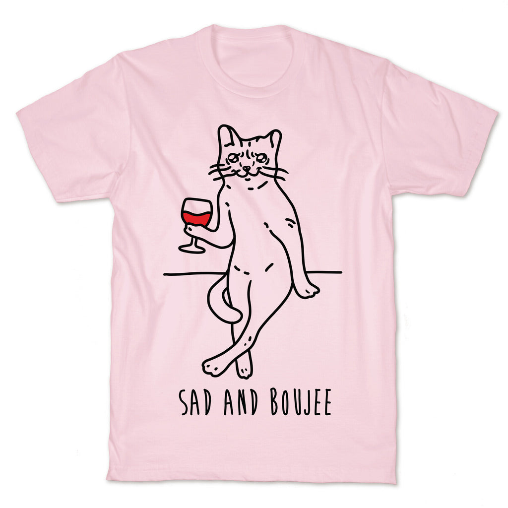 Sad and Boujee Crying Cat T-Shirt