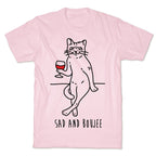 Sad and Boujee Crying Cat T-Shirt