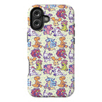Digital Monsters Pattern Phone Case