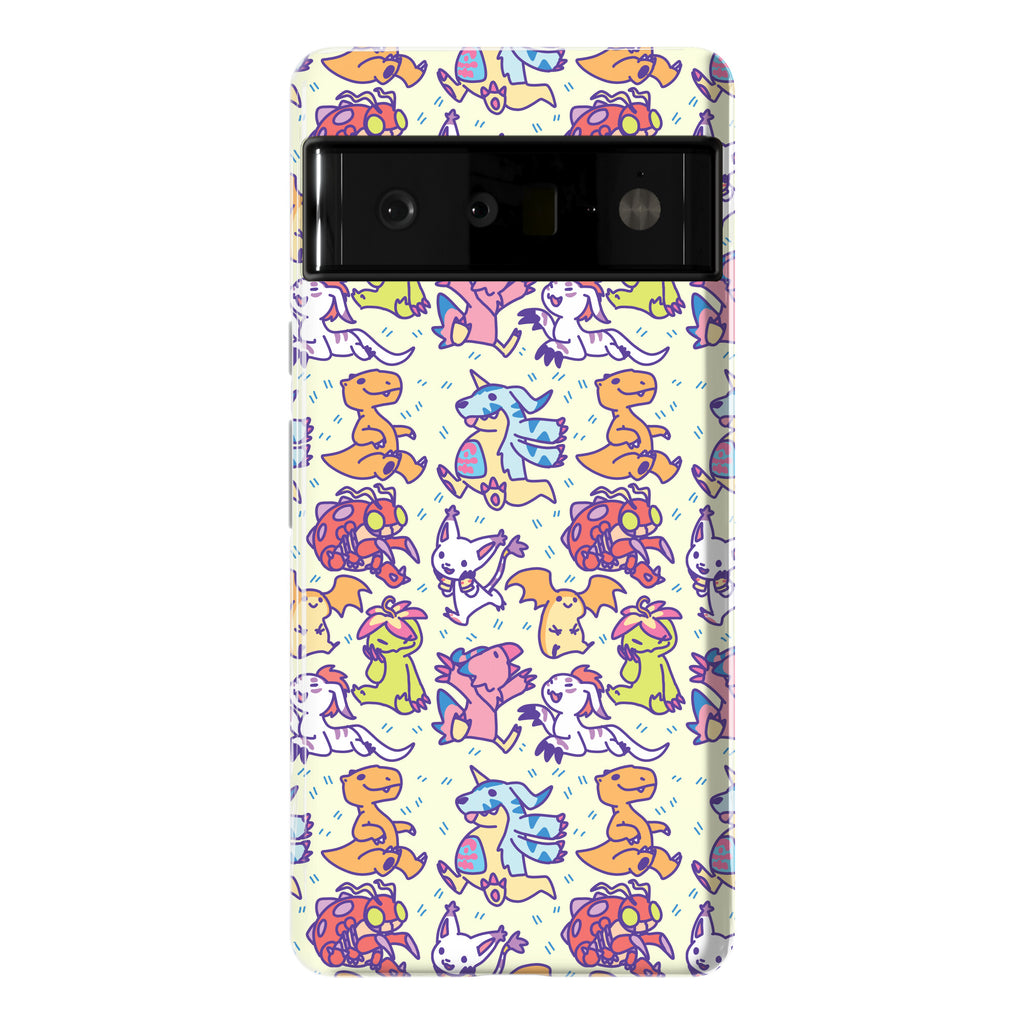 Digital Monsters Pattern Phone Case