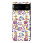 Digital Monsters Pattern Phone Case