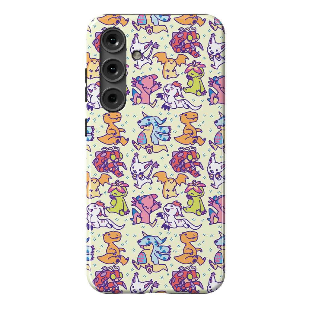 Digital Monsters Pattern Phone Case