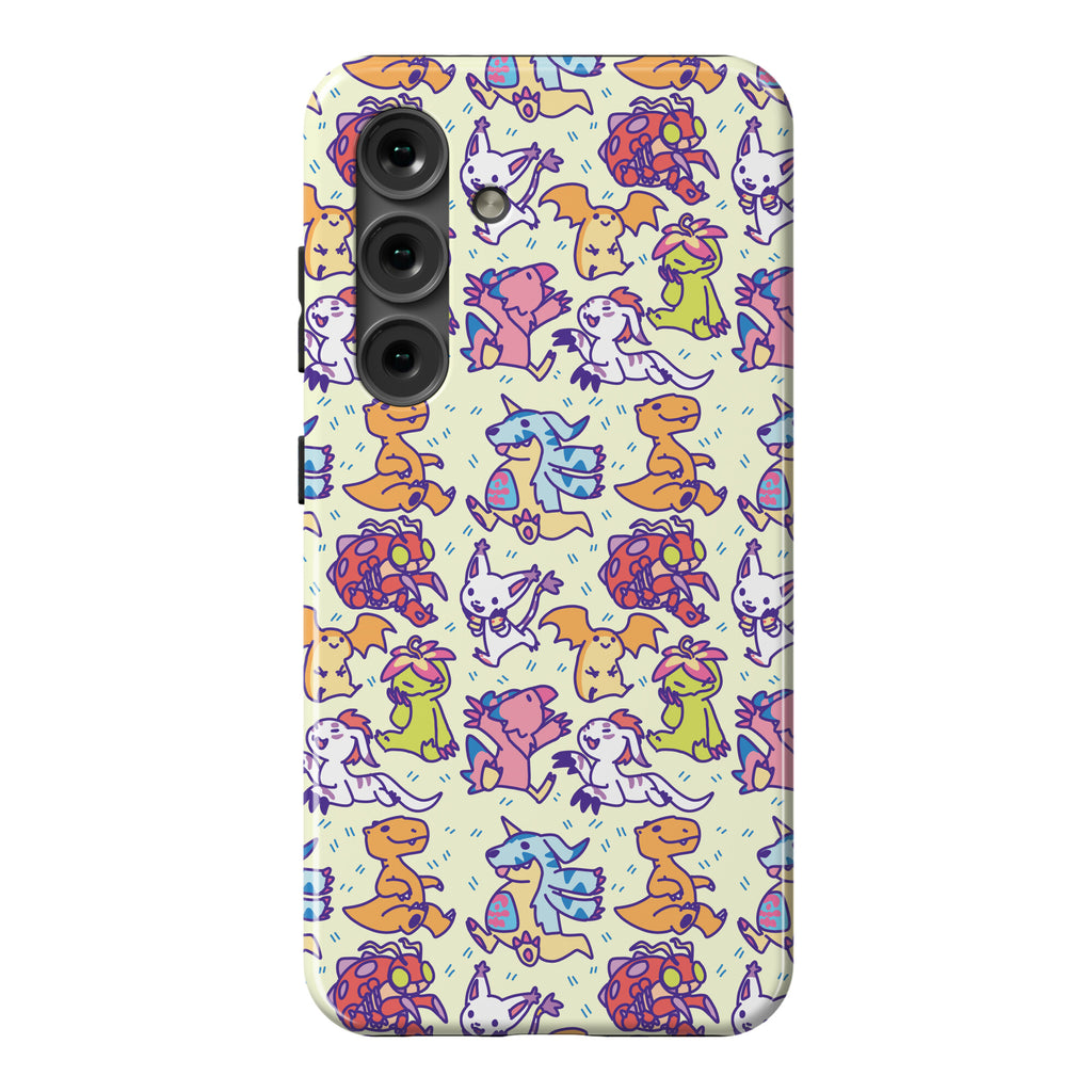 Digital Monsters Pattern Phone Case