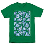 Floral Penis Pattern T-Shirt