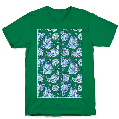 Floral Penis Pattern T-Shirt