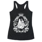 Floral Penis in Baroque Frame Racerback Tank
