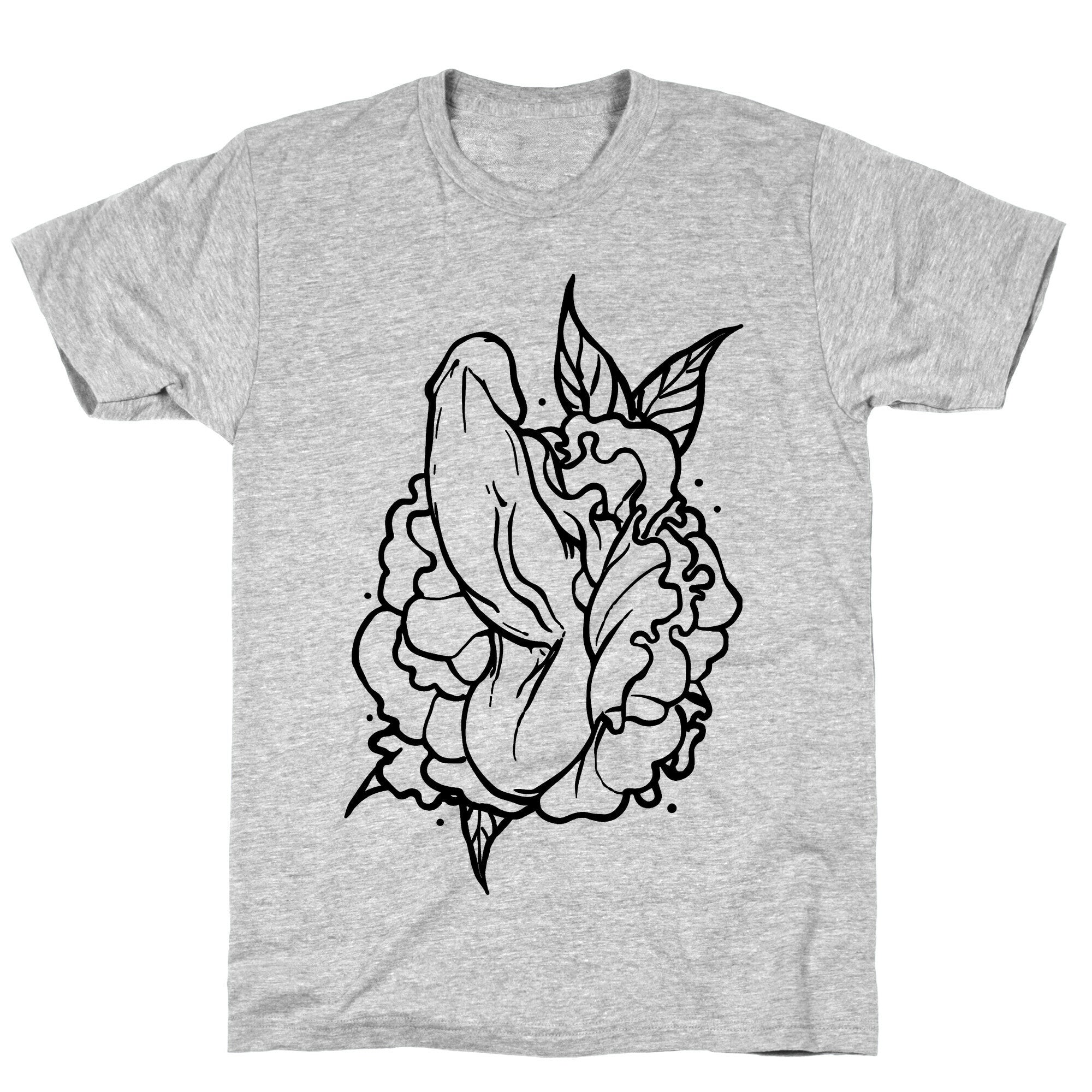 Floral Penis T-Shirt