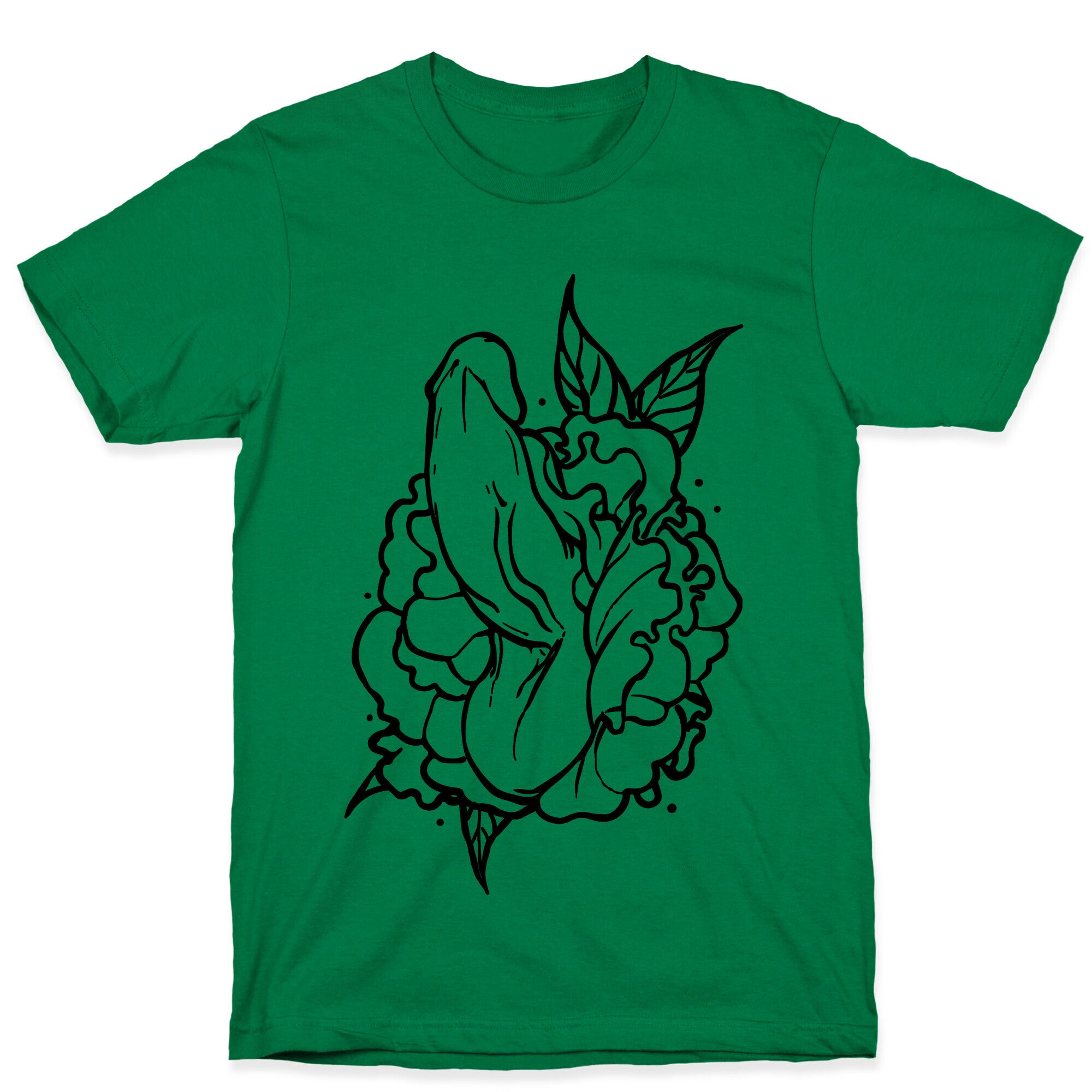 Floral Penis T-Shirt