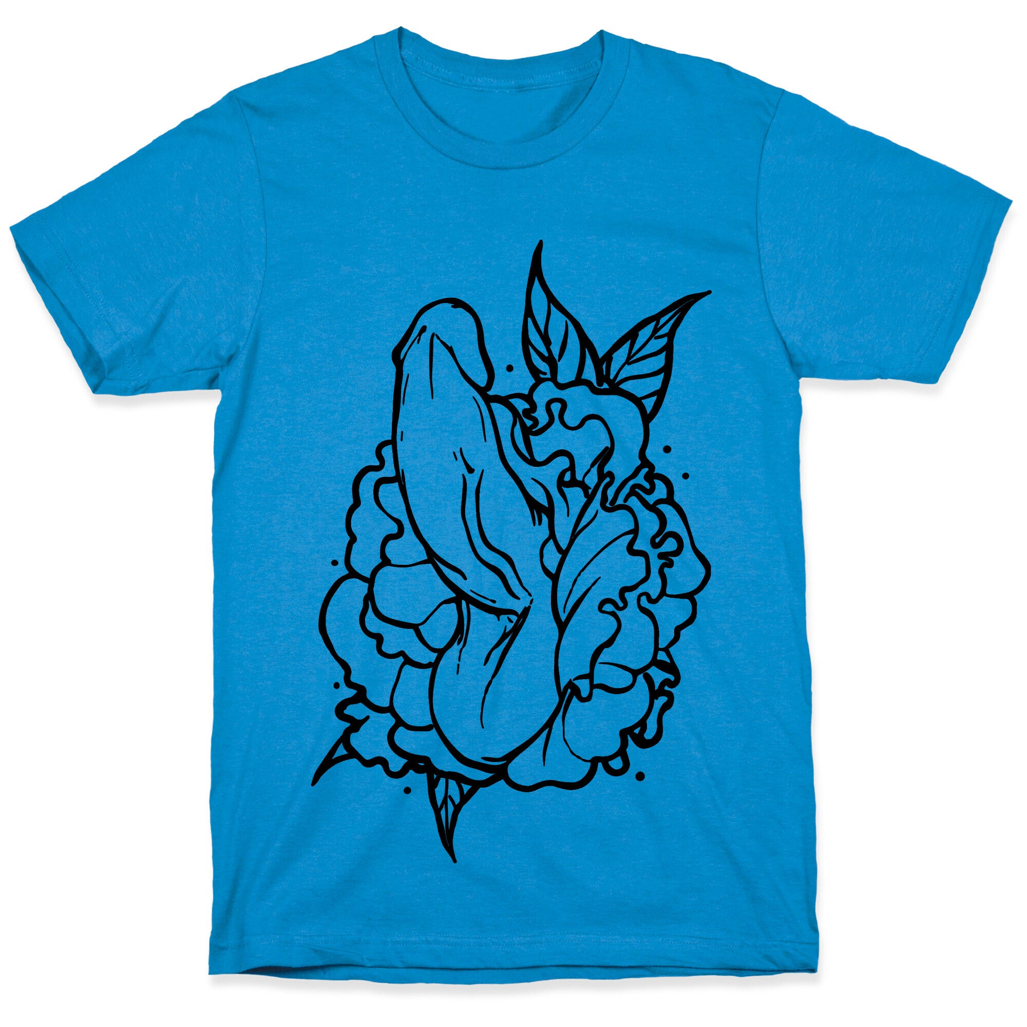Floral Penis T-Shirt