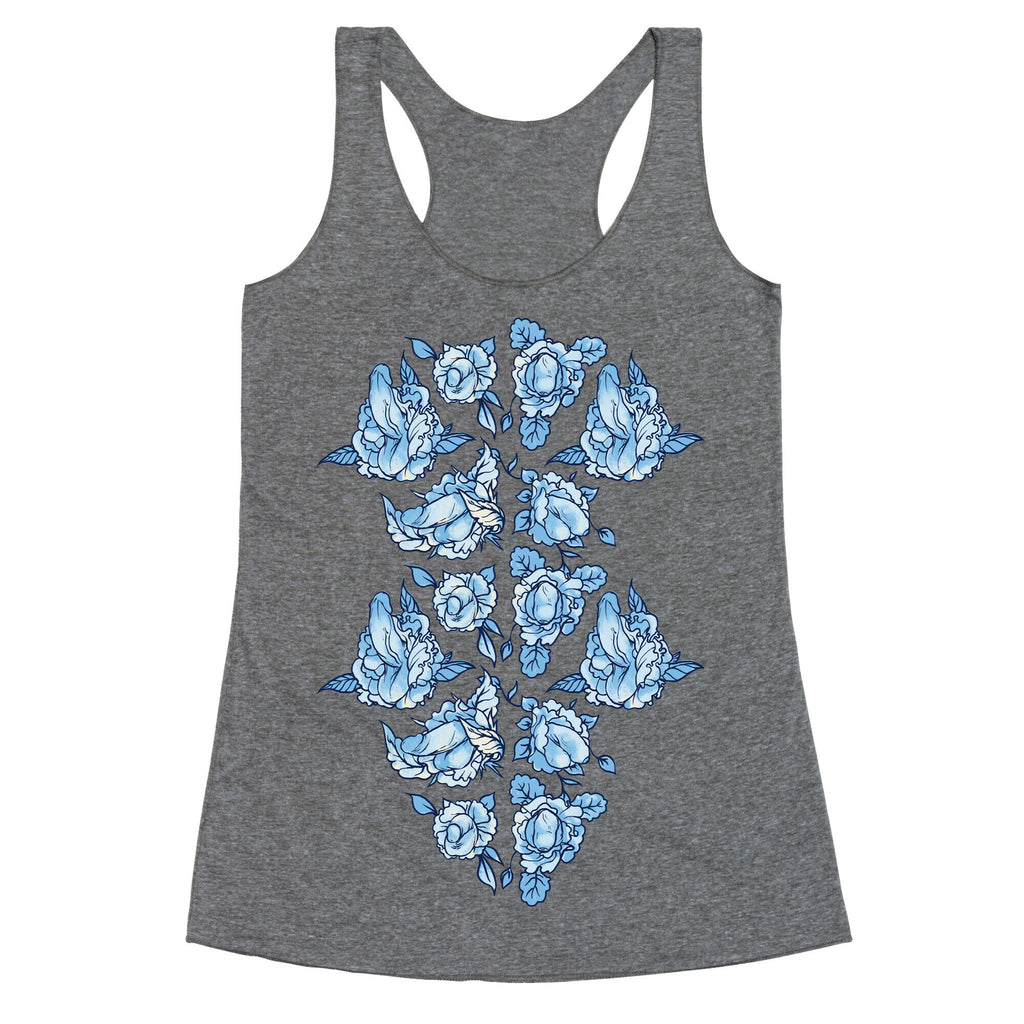 Floral Penis Collage Racerback Tank