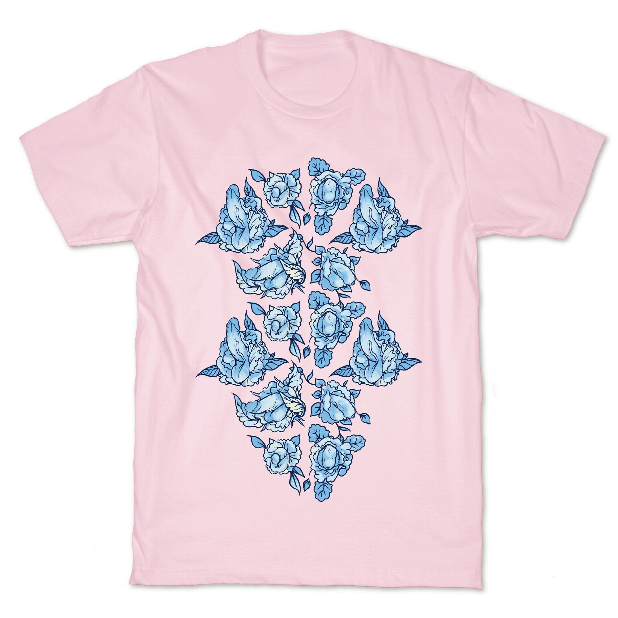 Floral Penis Collage T-Shirt