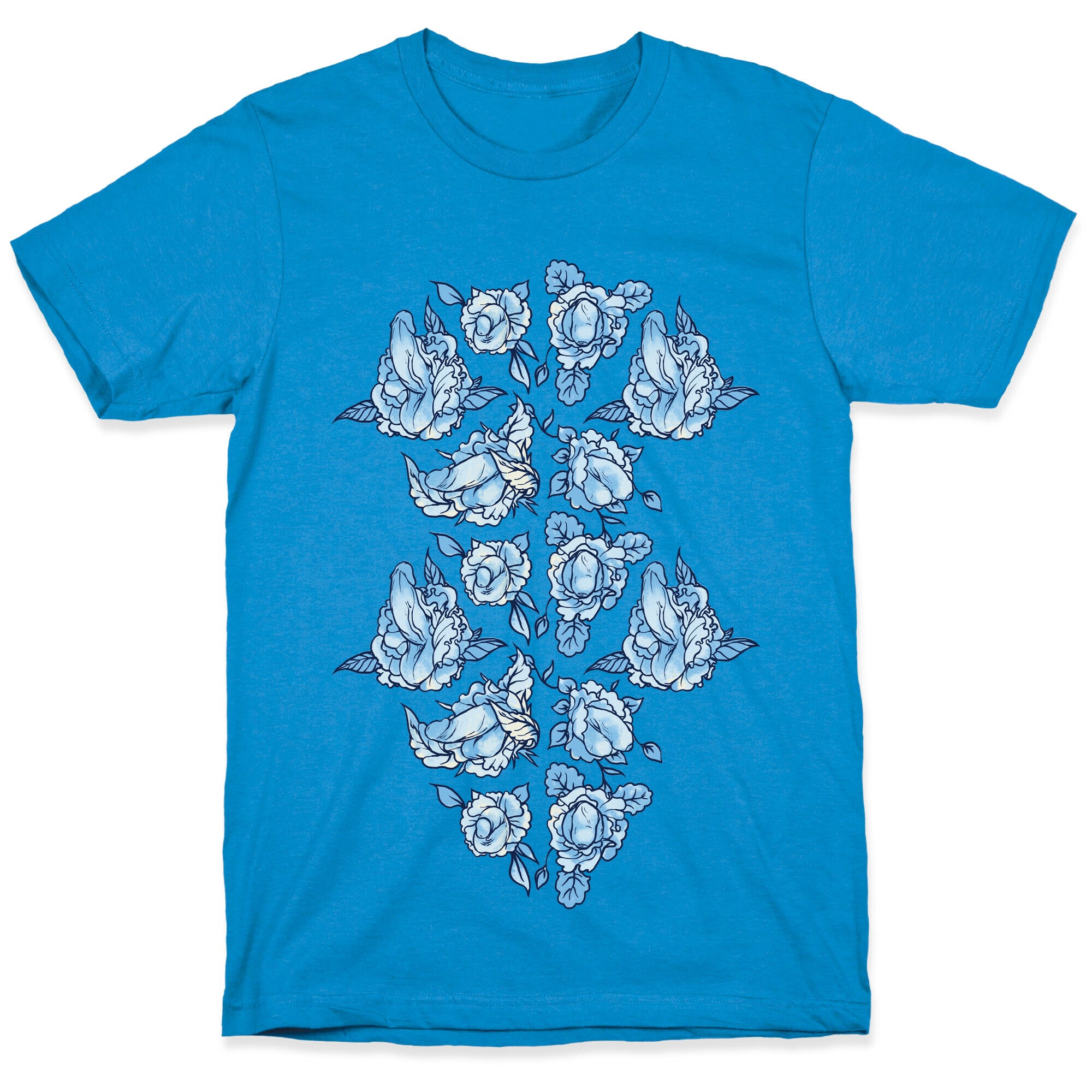 Floral Penis Collage T-Shirt