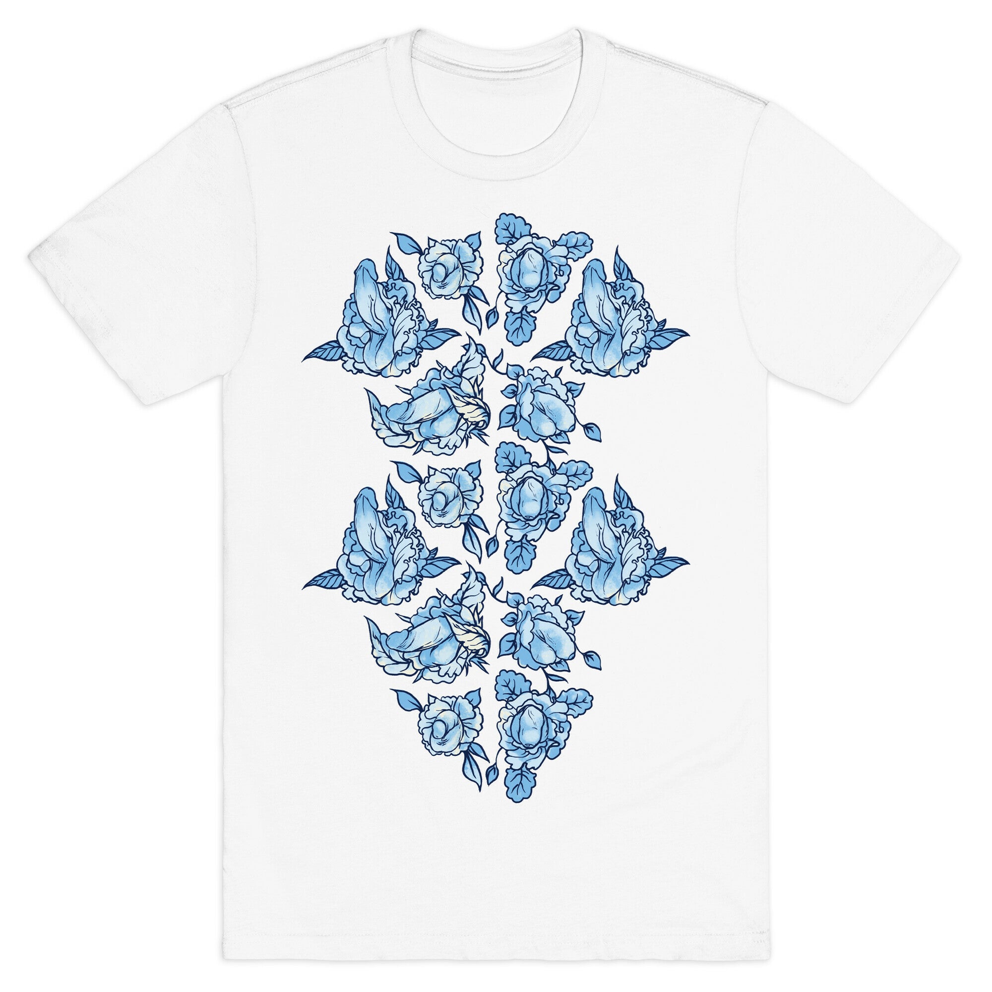 Floral Penis Collage T-Shirt