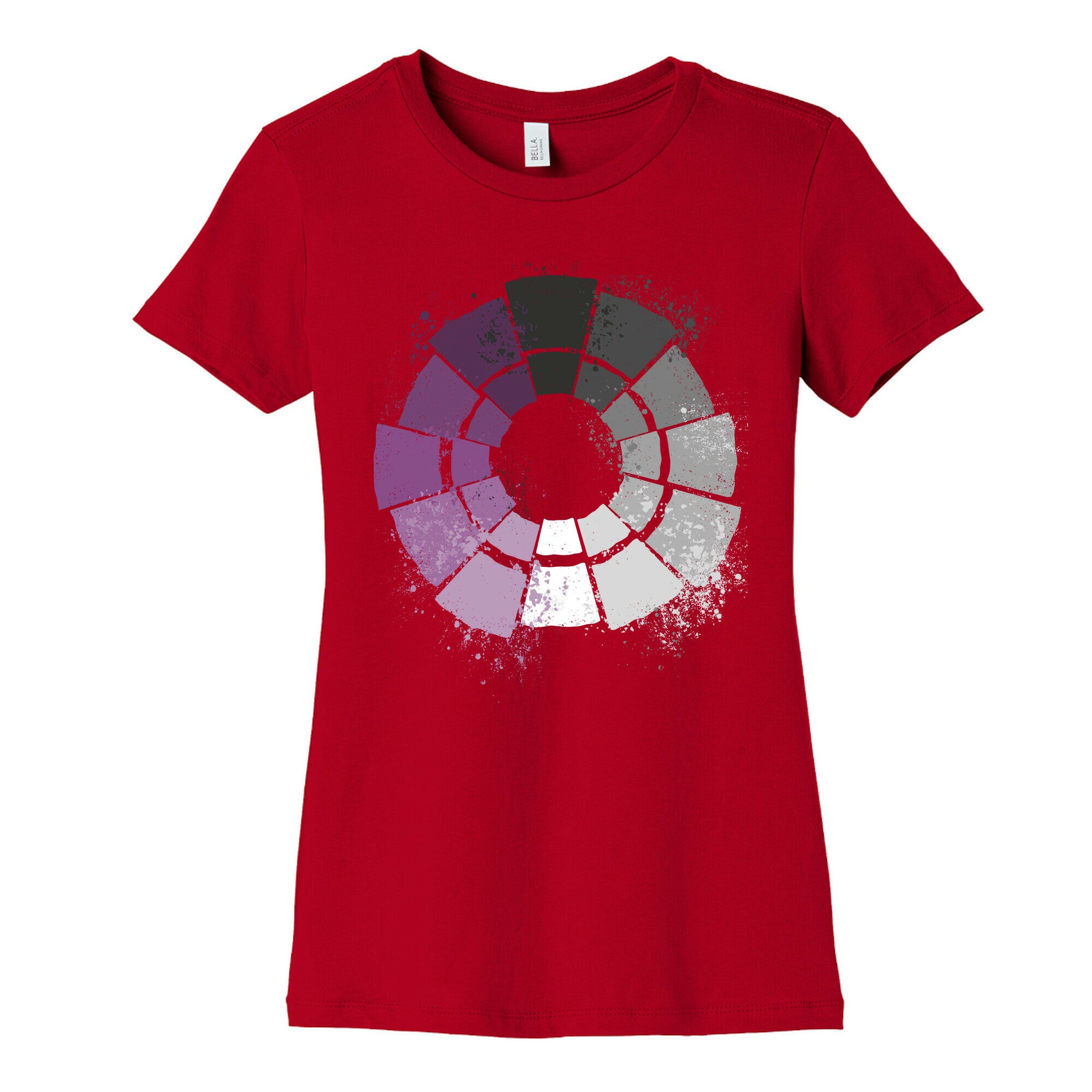 Ace Pride Color Wheel Women's Cotton Tee