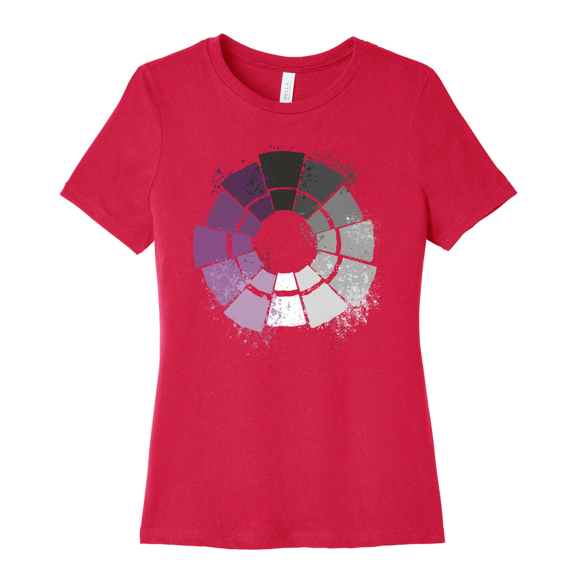 Ace Pride Color Wheel Women's Cotton Tee