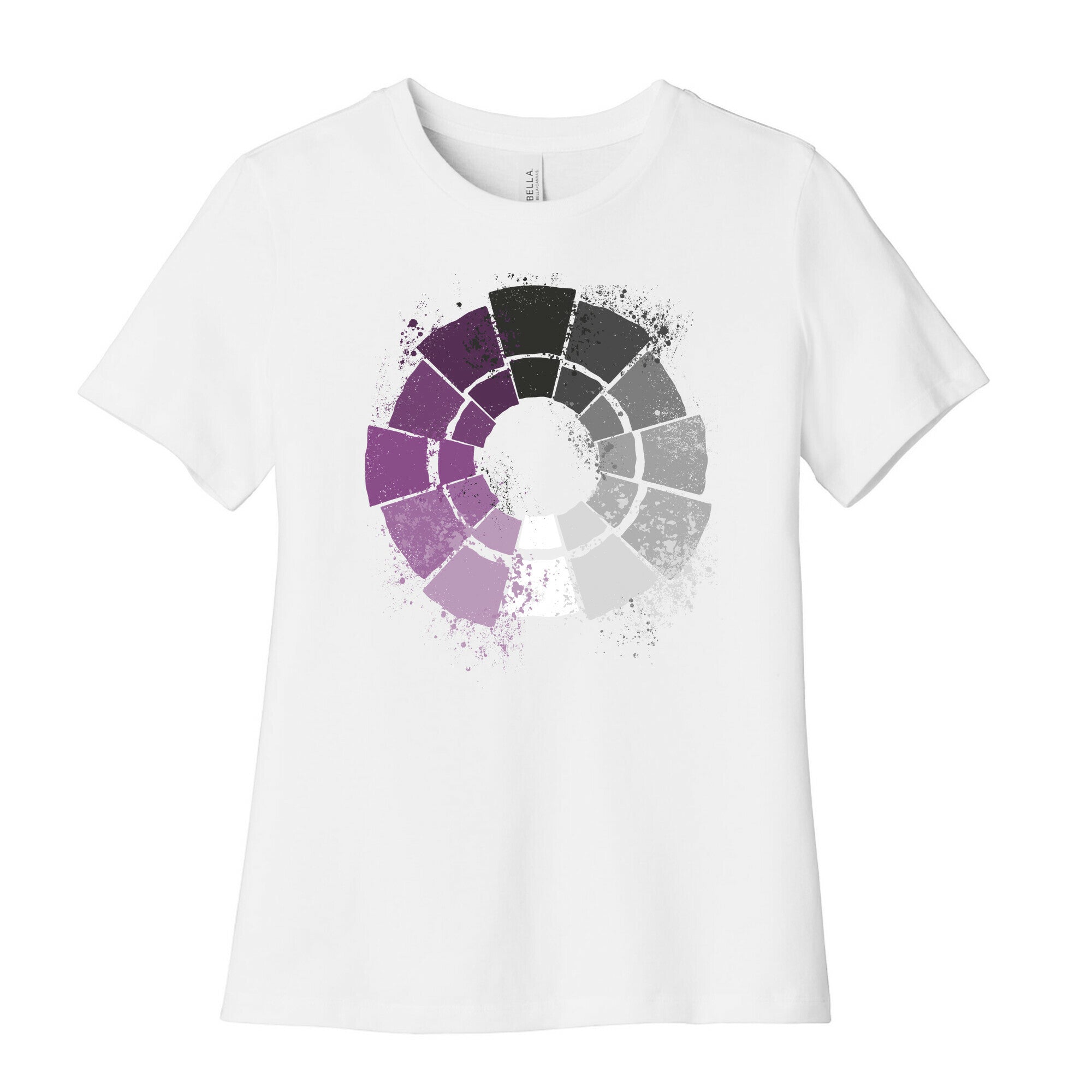 Ace Pride Color Wheel Women's Cotton Tee