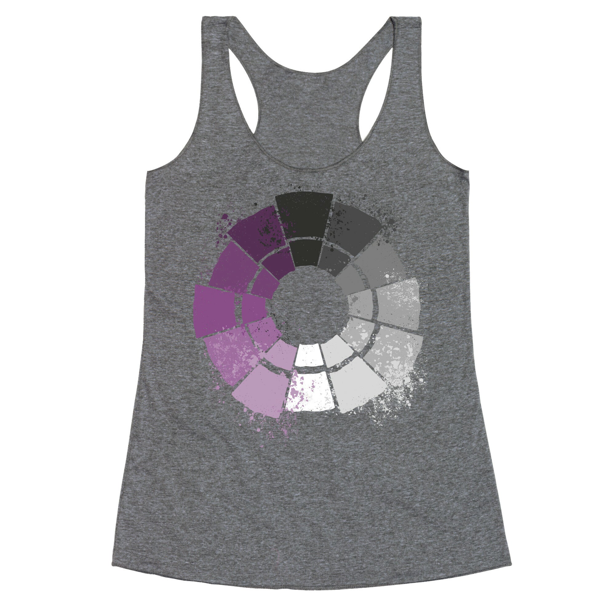 Ace Pride Color Wheel Racerback Tank