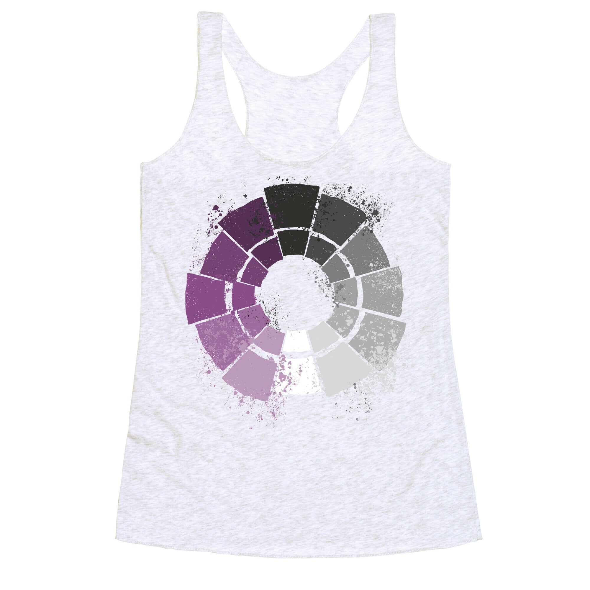 Ace Pride Color Wheel Racerback Tank