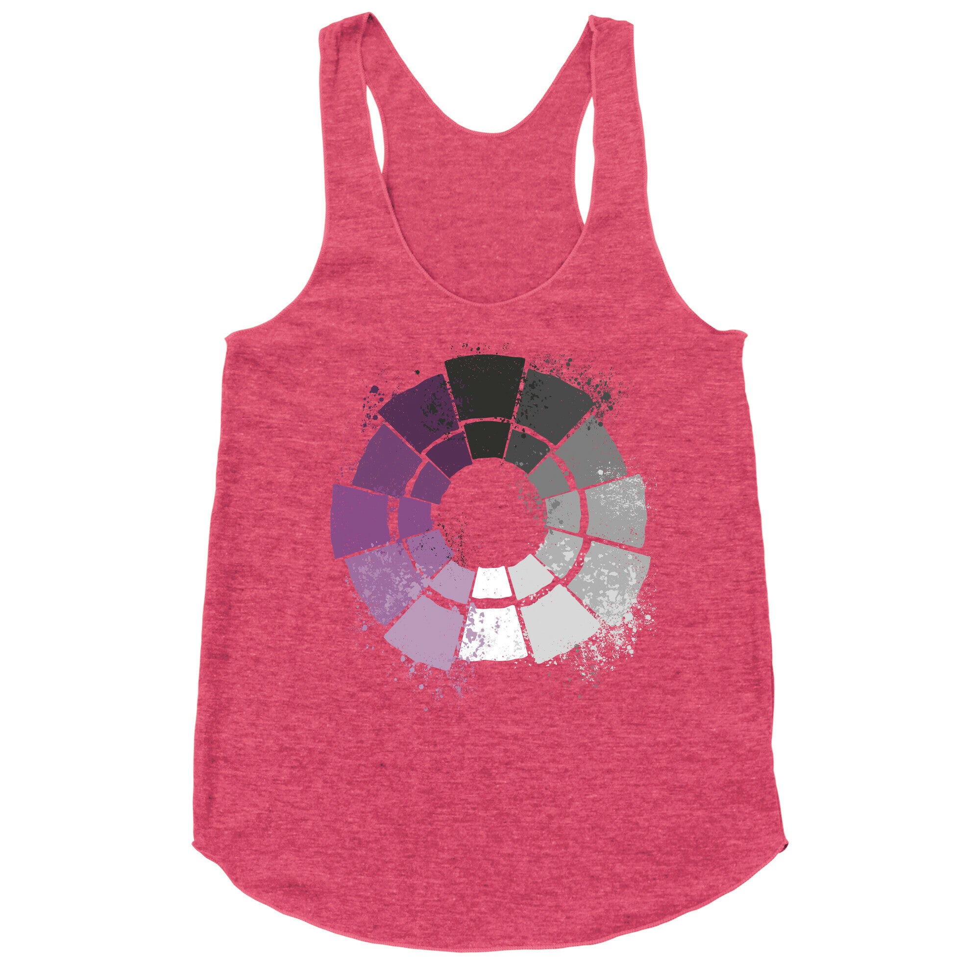 Ace Pride Color Wheel Racerback Tank