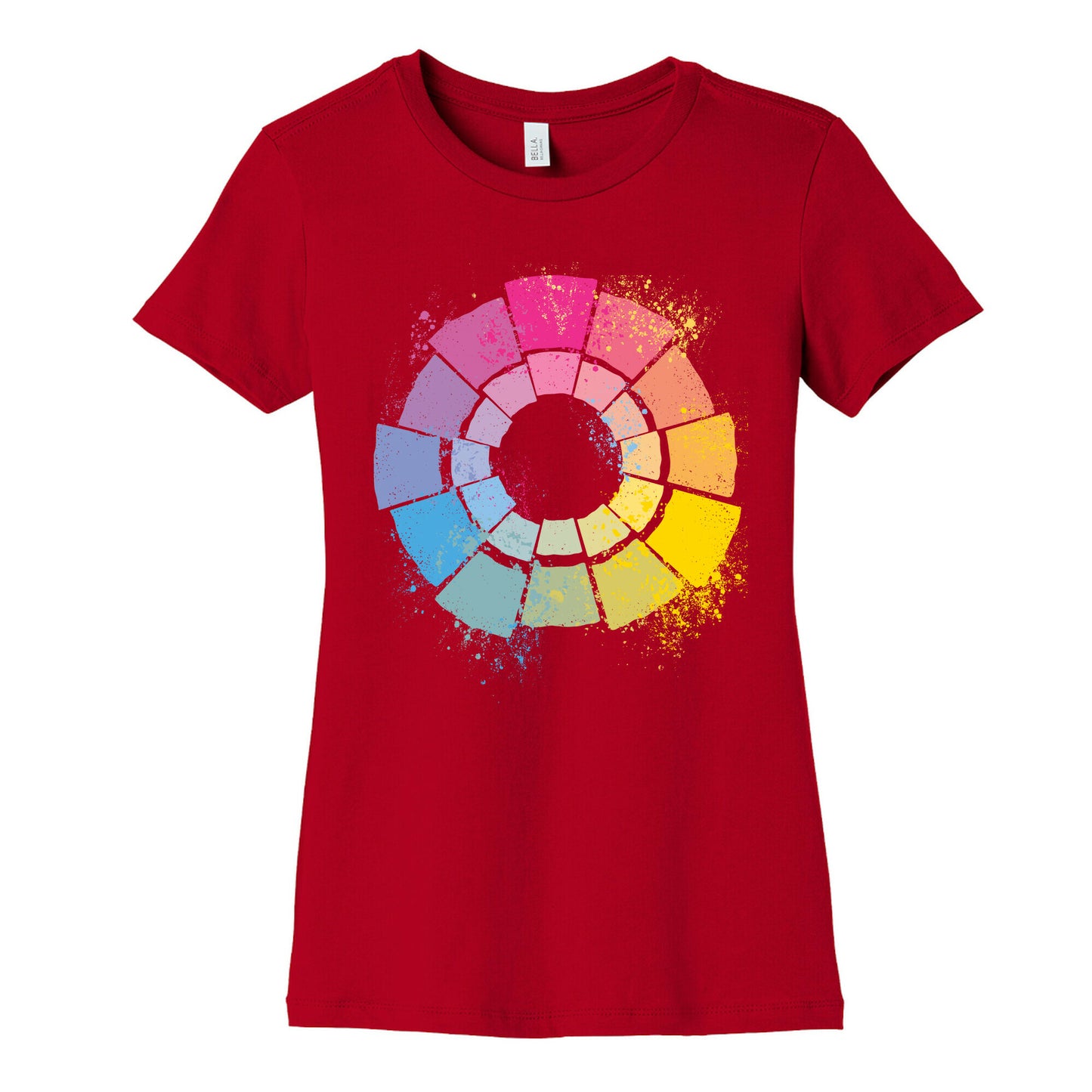 Pan Pride Color Wheel Women's Cotton Tee