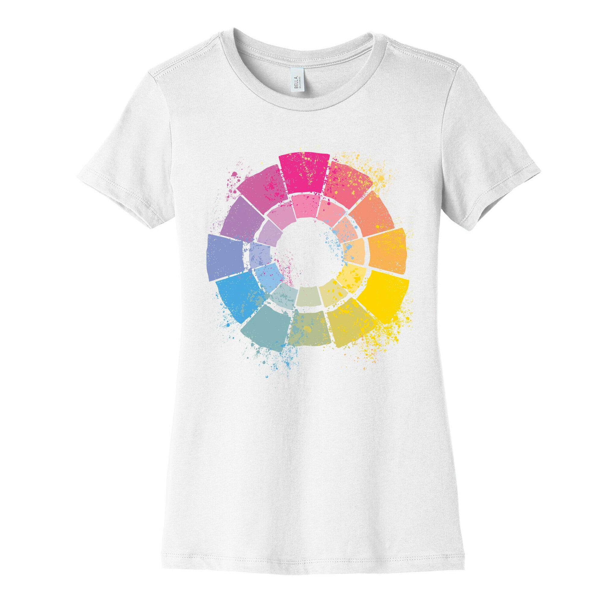 Pan Pride Color Wheel Women's Cotton Tee