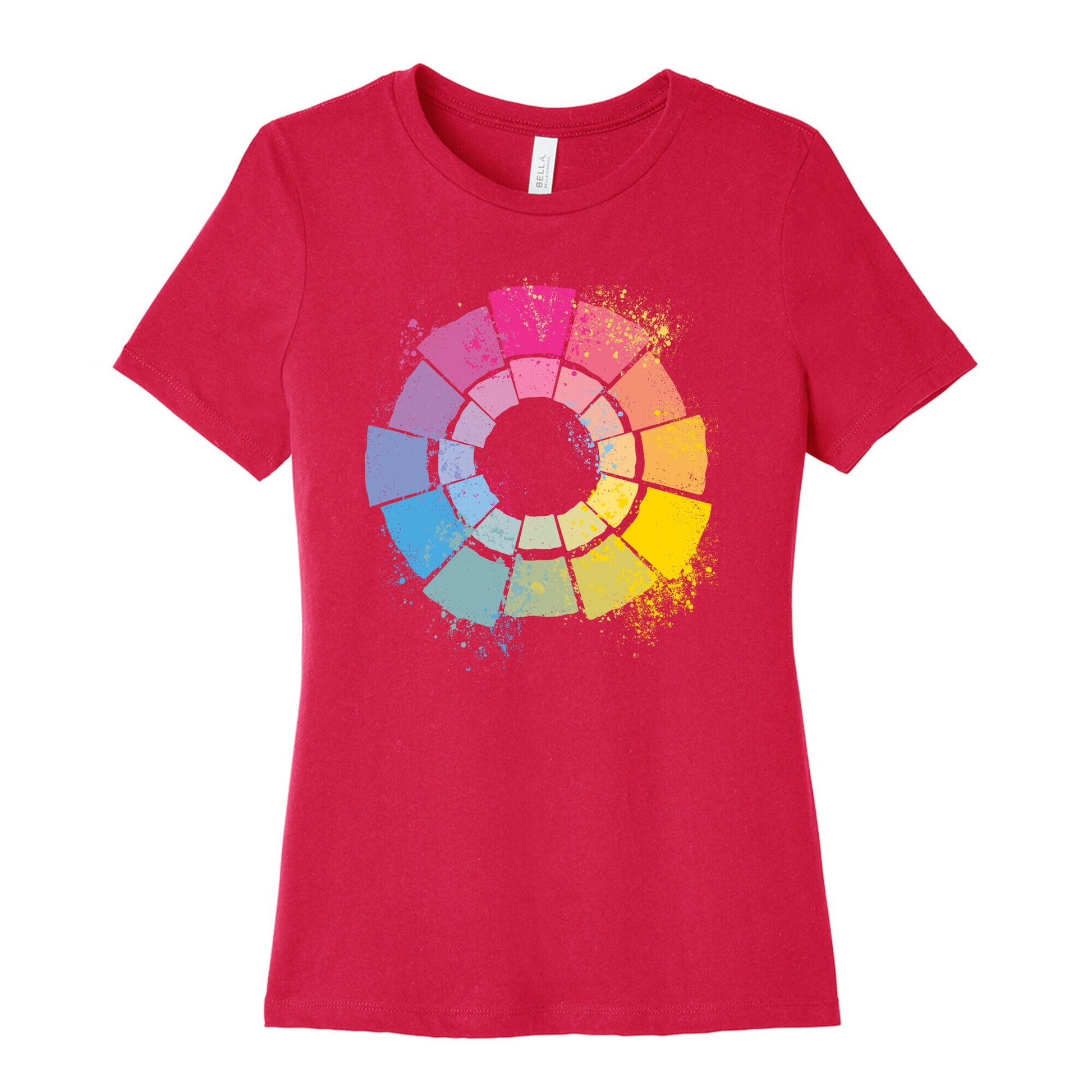 Pan Pride Color Wheel Women's Cotton Tee