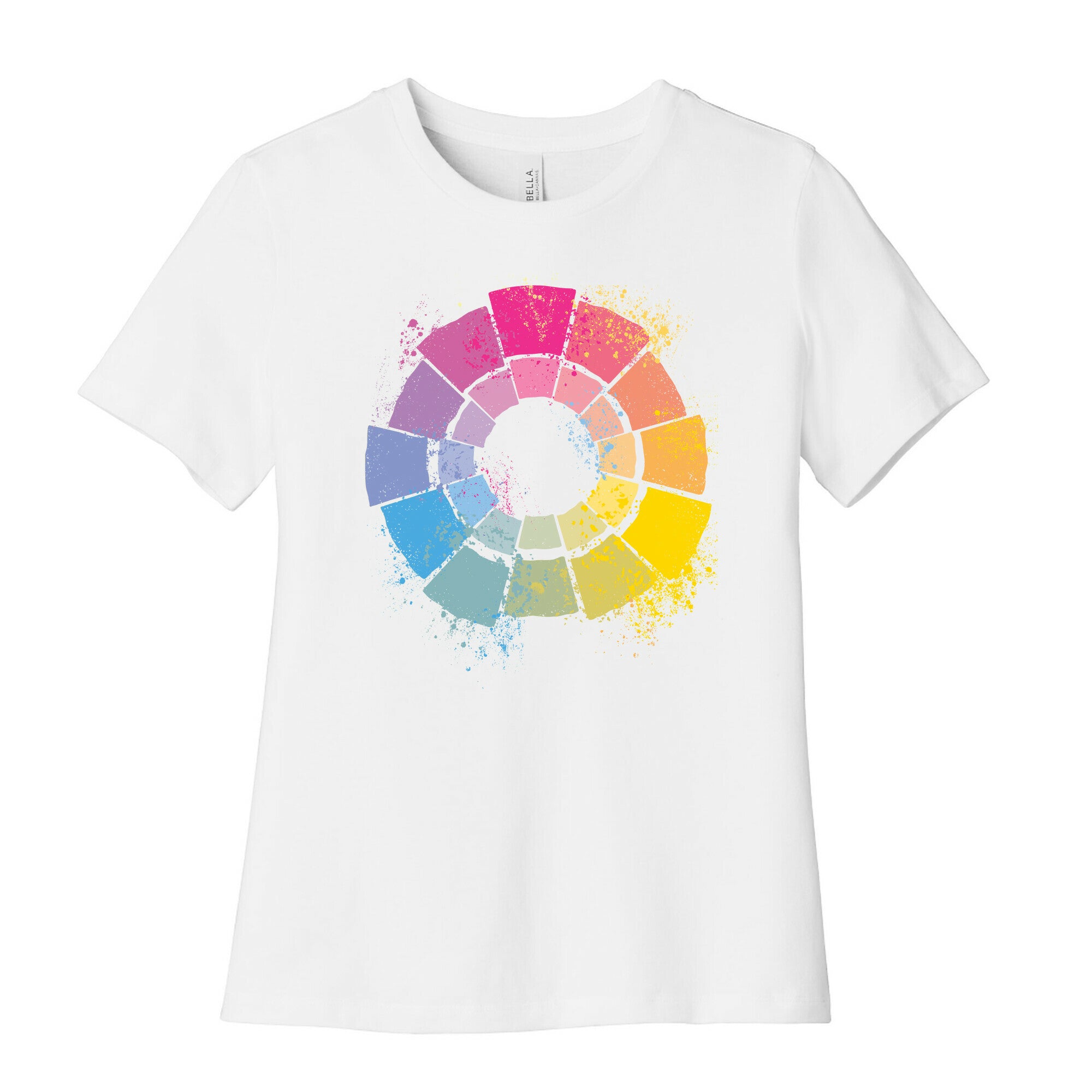Pan Pride Color Wheel Women's Cotton Tee