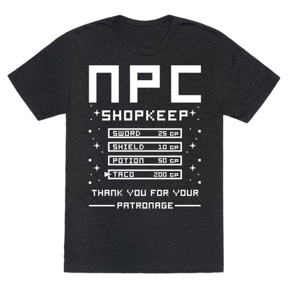 NPC ShopKeep Unisex Triblend Tee