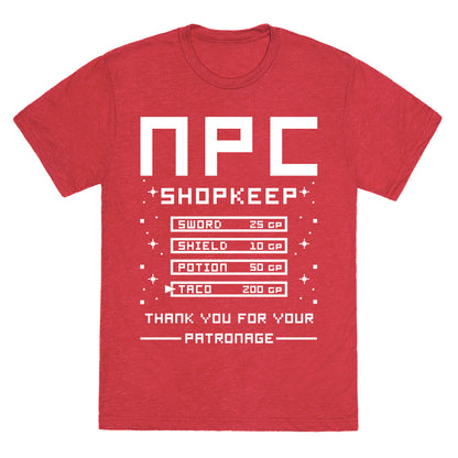 NPC ShopKeep Unisex Triblend Tee