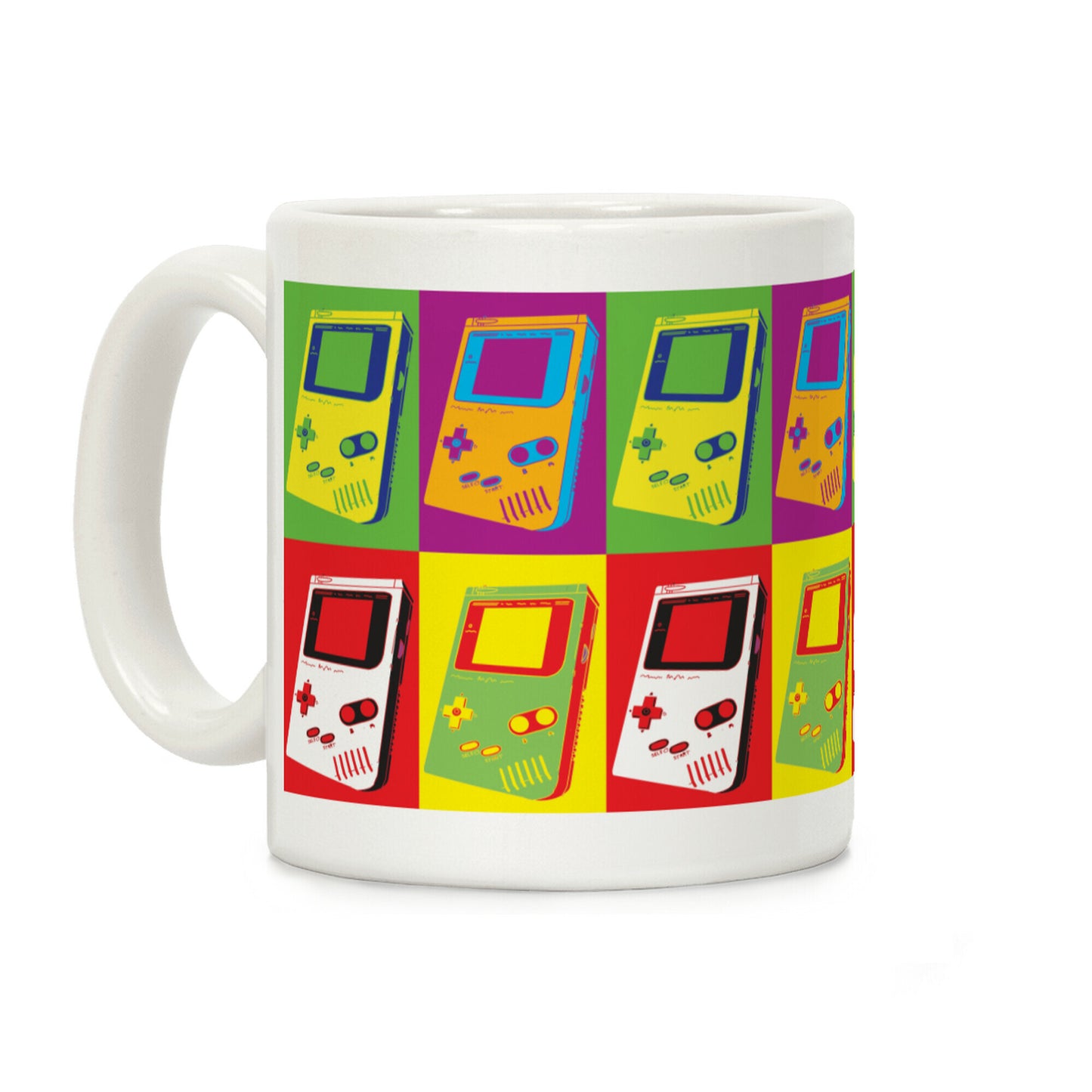 Gameboy Pop Art Pattern Coffee Mug