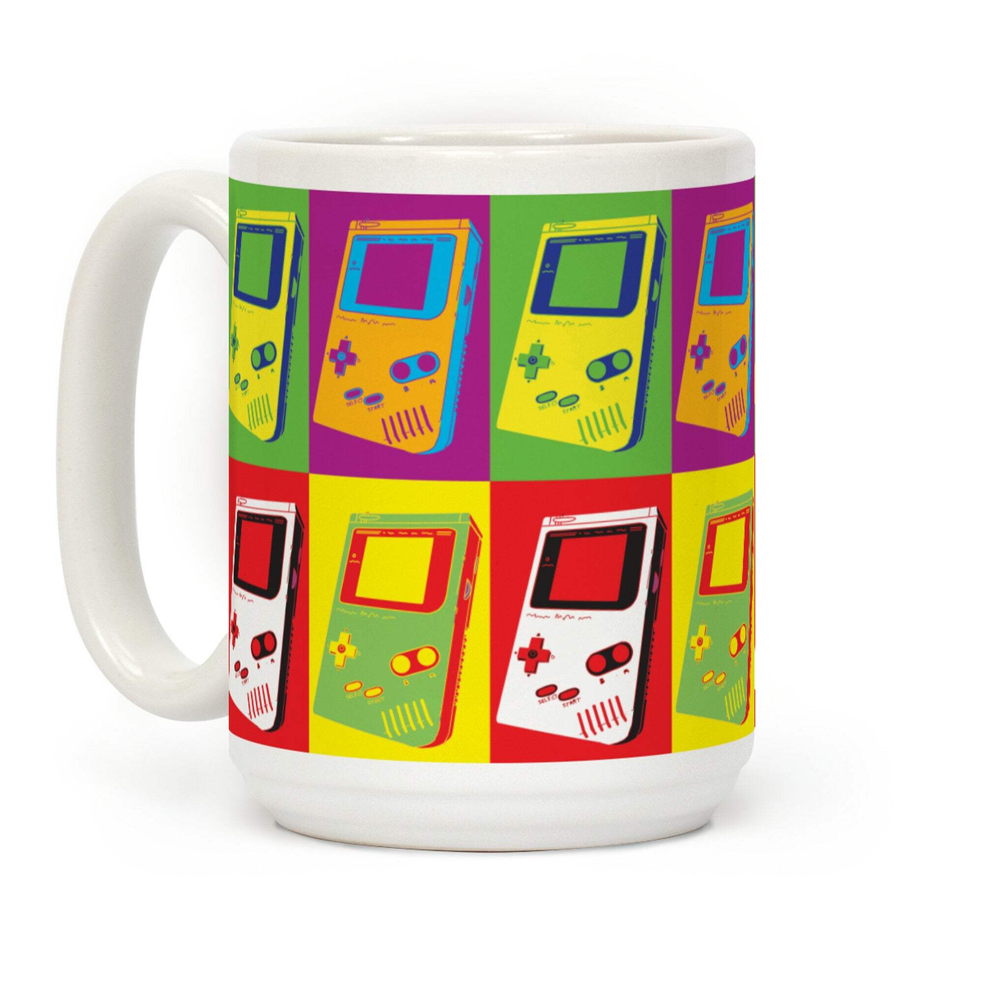Gameboy Pop Art Pattern Coffee Mug