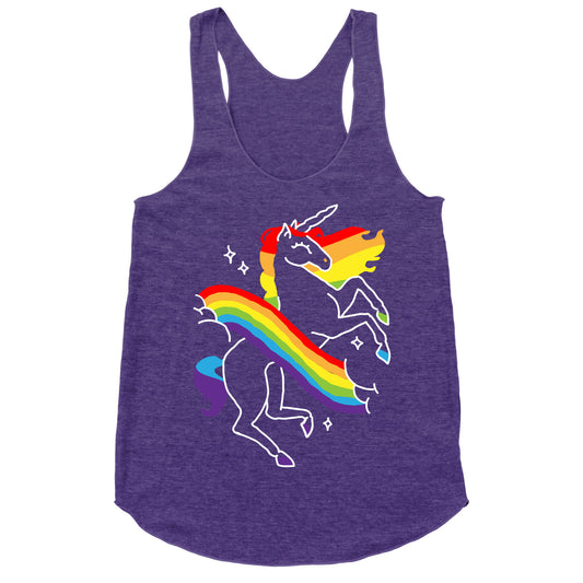 Unicorn Pride  Racerback Tank