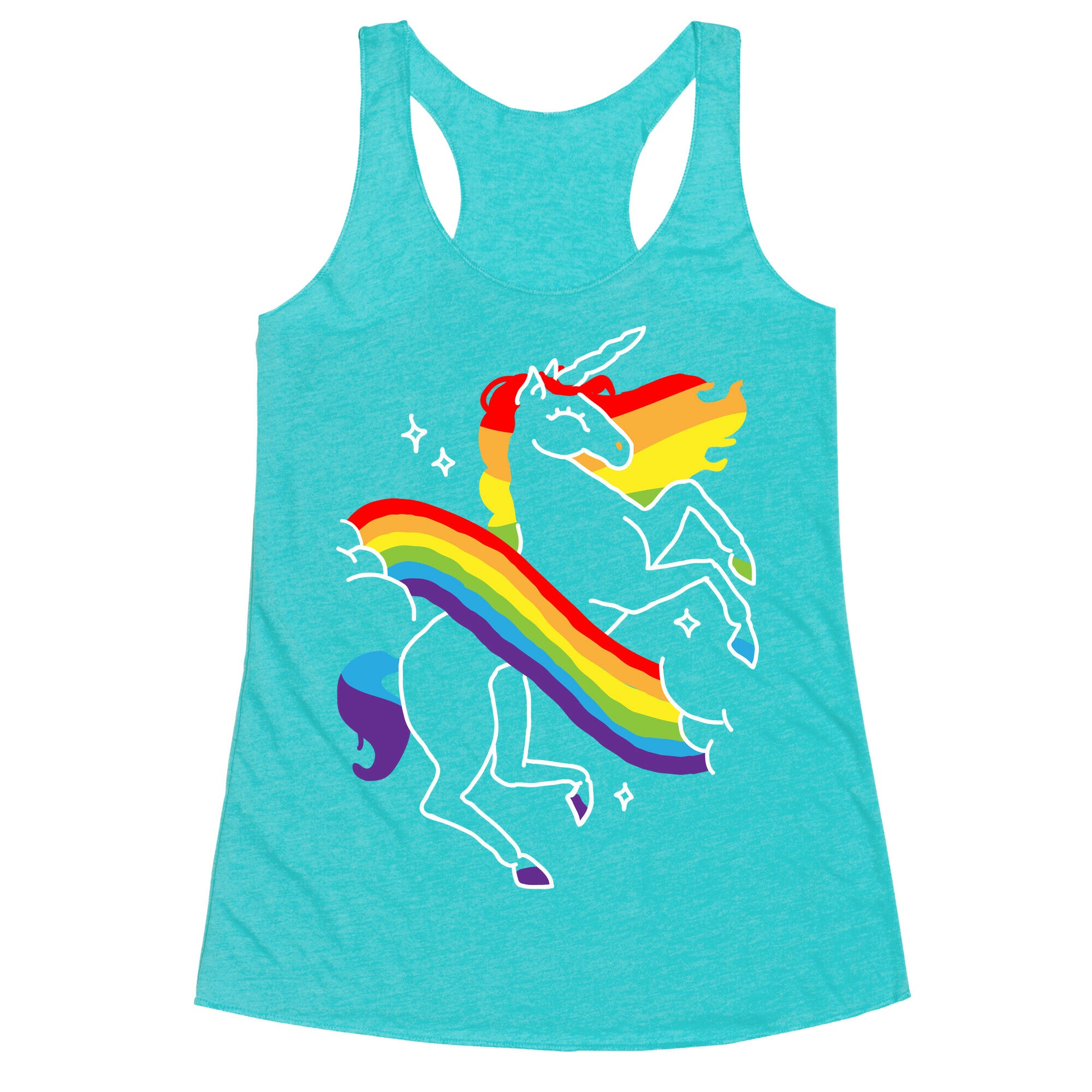 Unicorn Pride  Racerback Tank