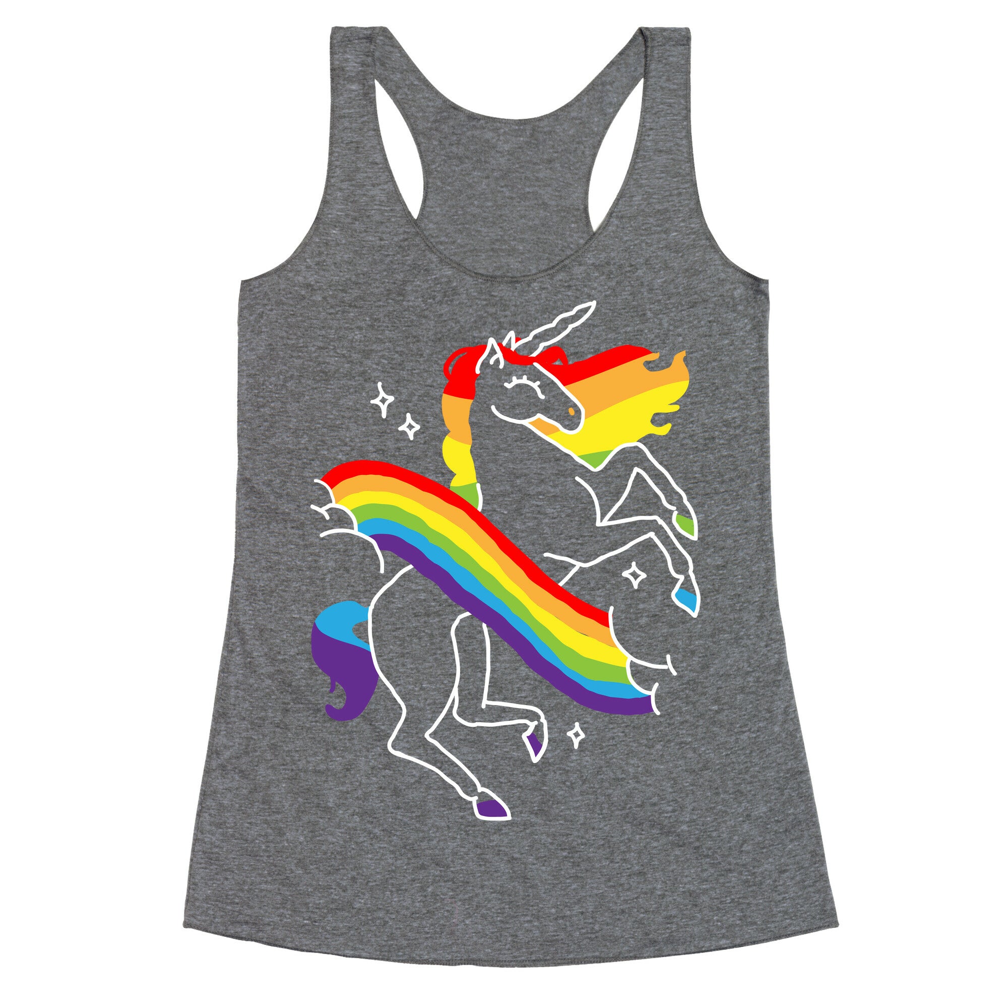 Unicorn Pride  Racerback Tank