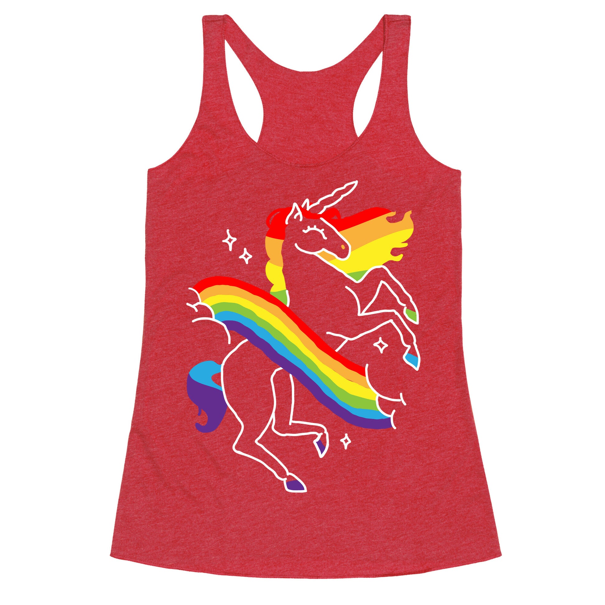 Unicorn Pride  Racerback Tank