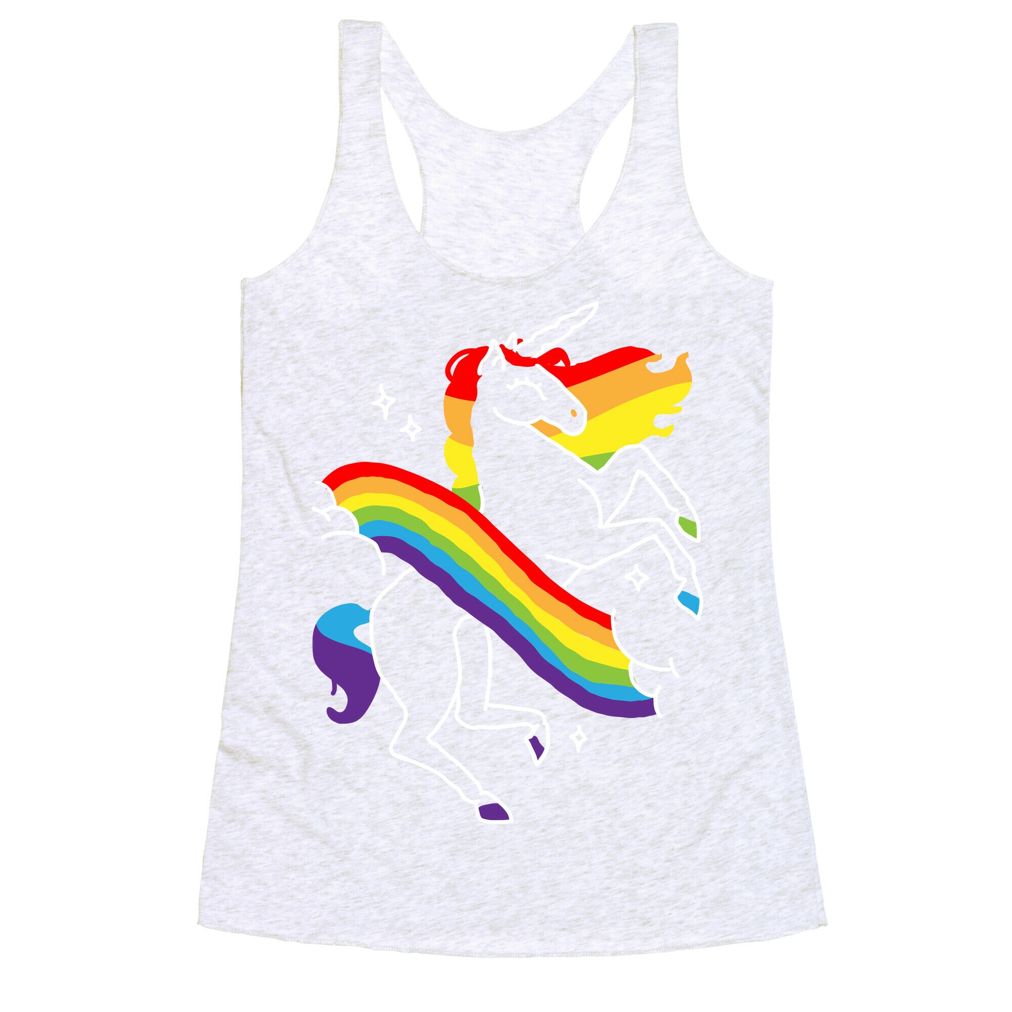 Unicorn Pride  Racerback Tank