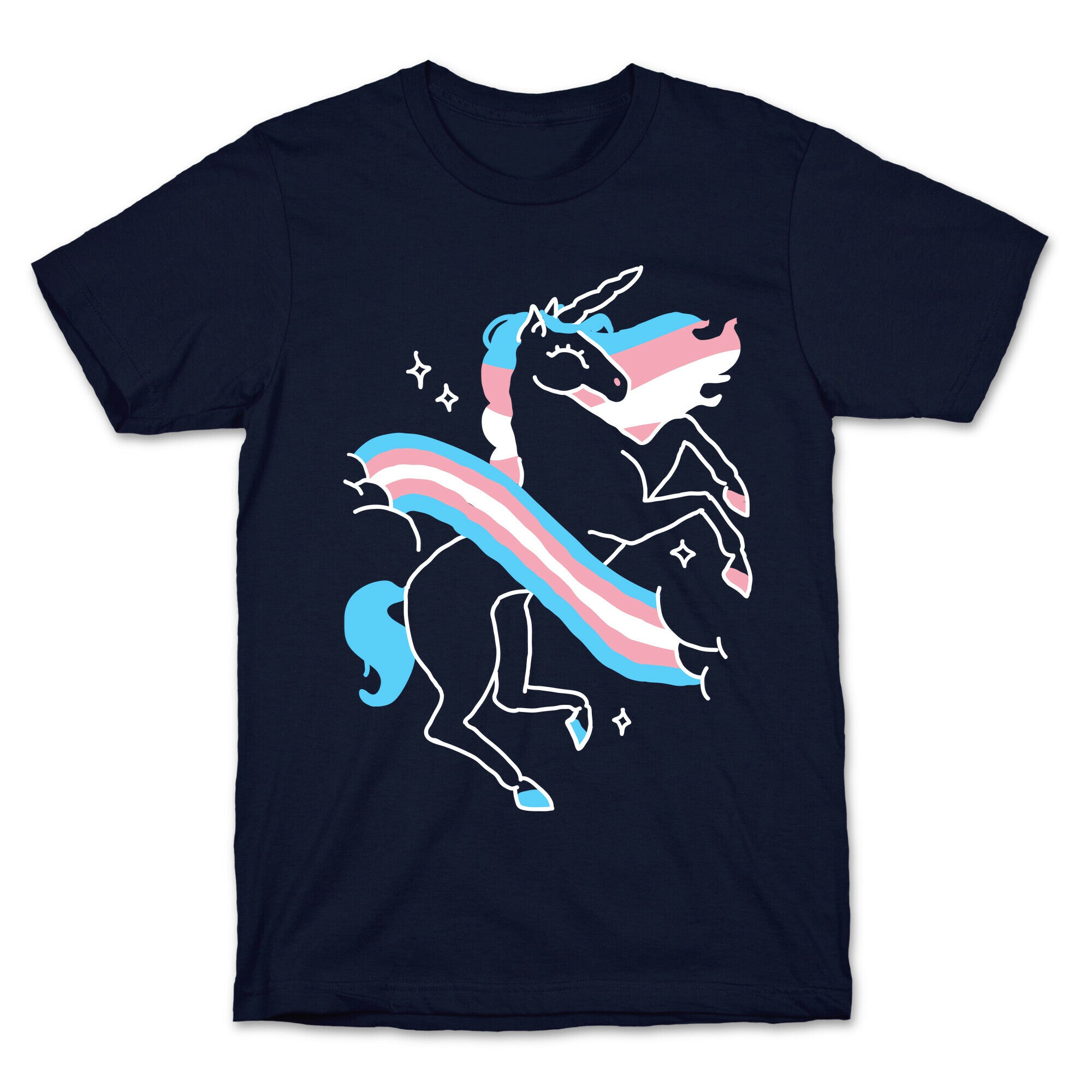 Unicorn Trans Pride  T-Shirt