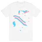 Unicorn Trans Pride  T-Shirt