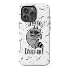 Eat the GOSH DaNGT RICH Raccoon Phone Case