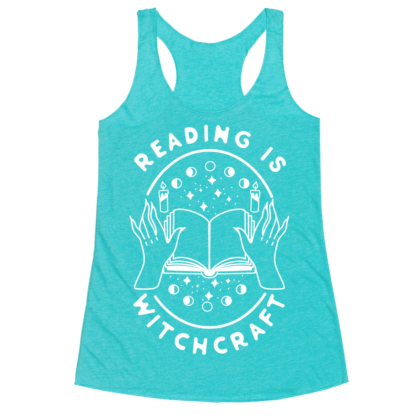 Reading is Witchcraft Racerback Tank