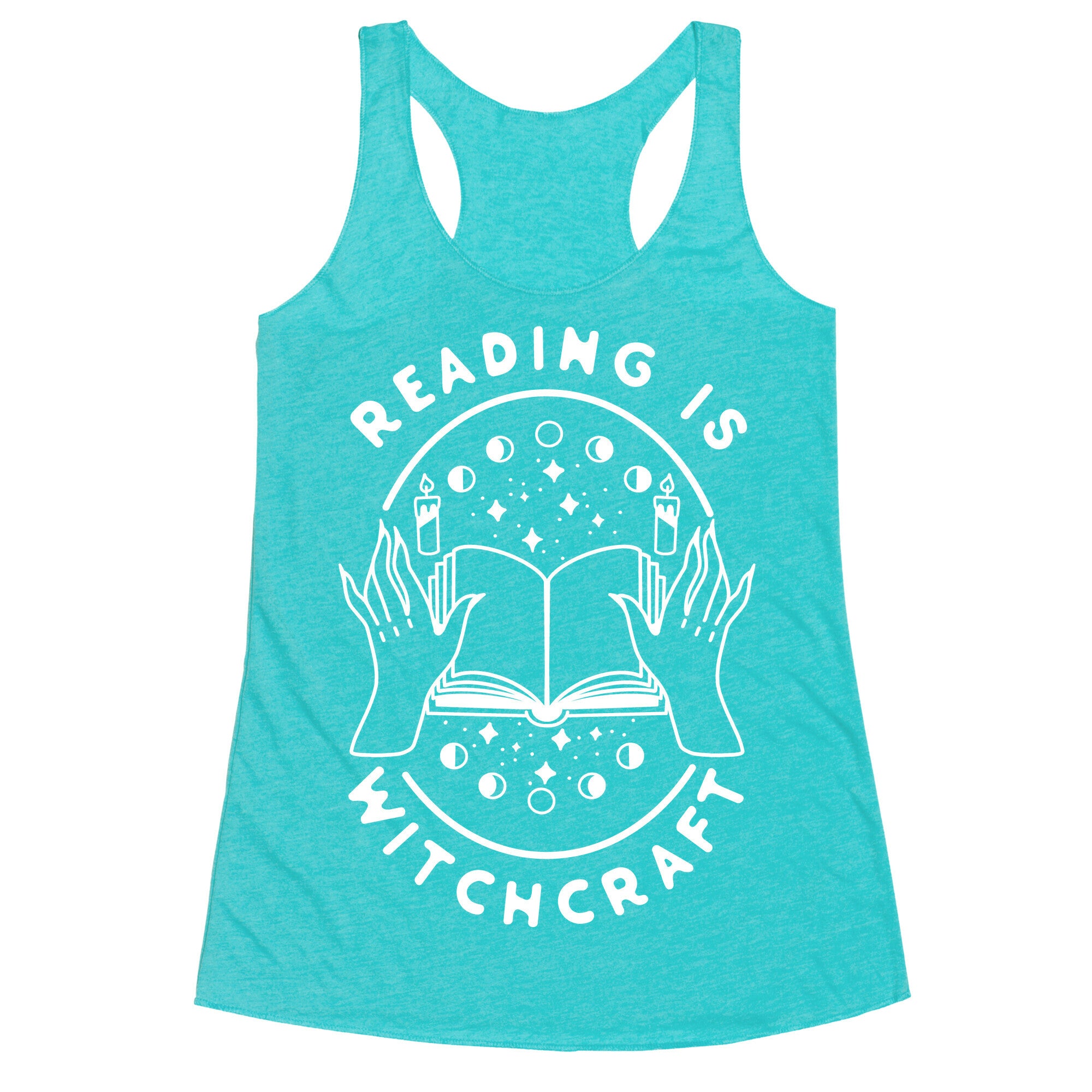 Reading is Witchcraft Racerback Tank